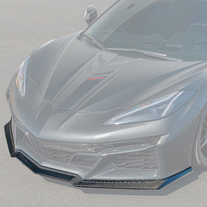Corvette C8 Z06 / E-Ray DRY CARBON FIBER Front Splitter [Z07 Package]