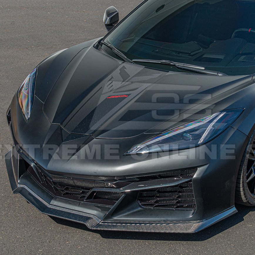 Corvette C8 Z06 / E-Ray DRY CARBON FIBER Front Splitter [Z07 Package]