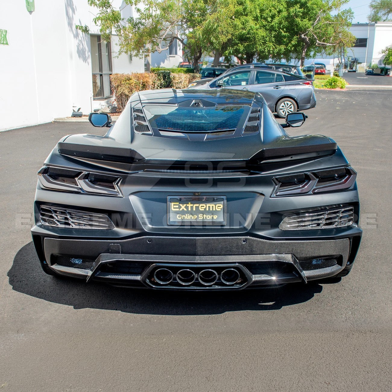 Chevrolet Corvette C8 Z06 DRY CARBON FIBER Rear Bumper Vent