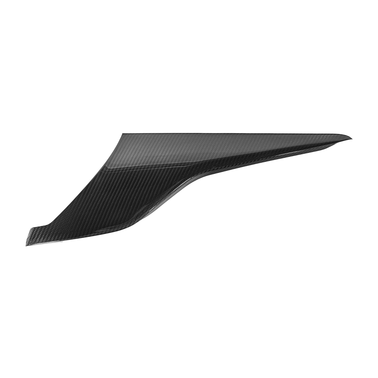 Corvette C8 DRY CARBON FIBER Center Console Side Upper Trim Cover