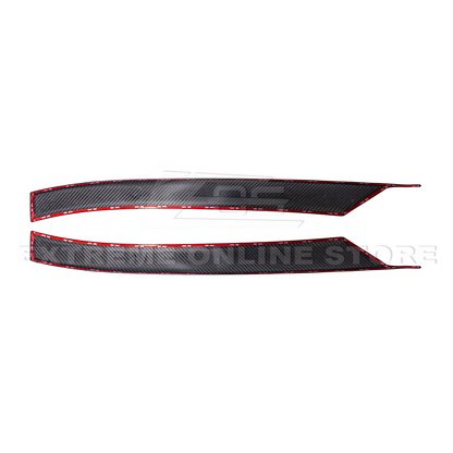 Chevrolet Corvette C8 DRY CARBON FIBER Side Window A-Pillar Cover
