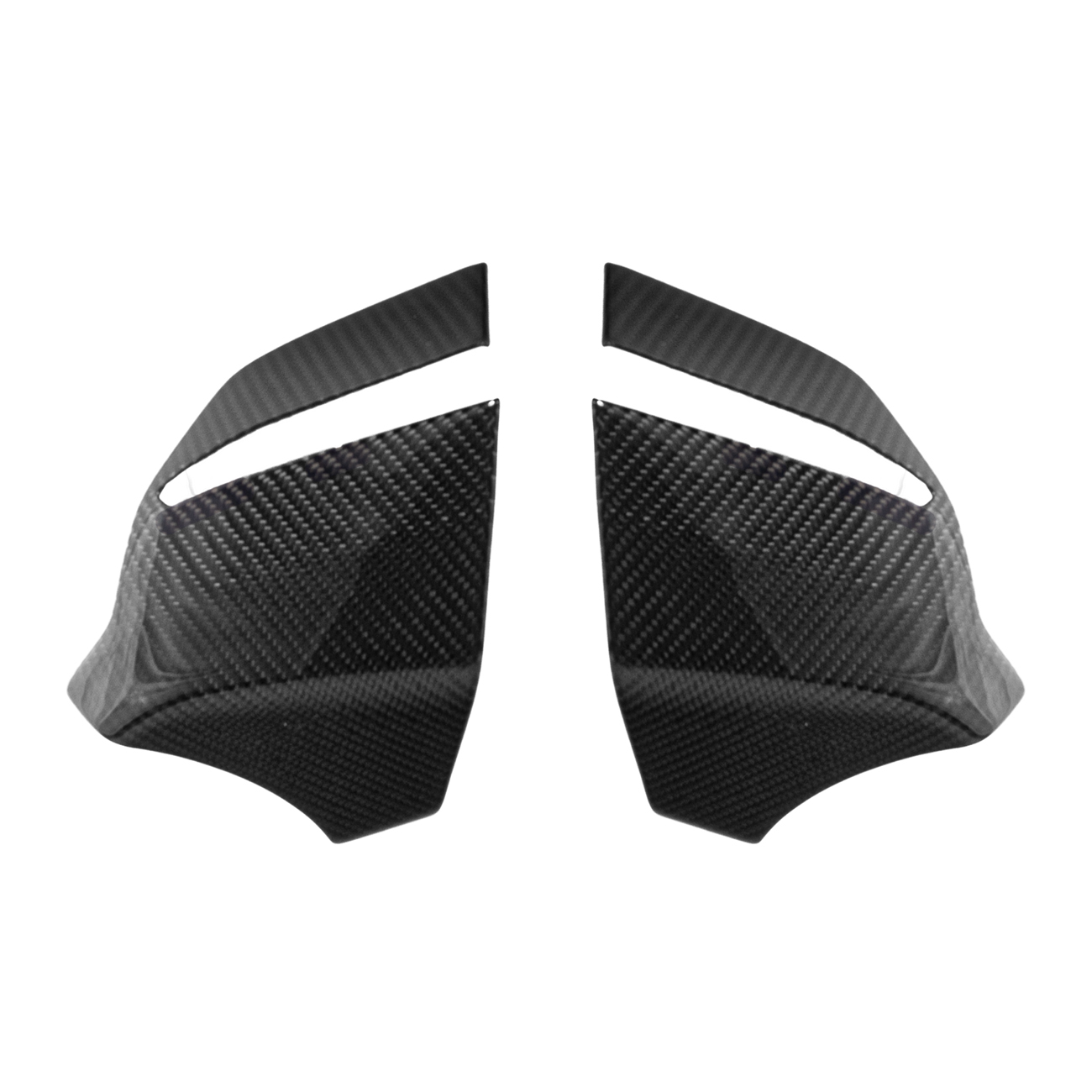 Corvette C8 DRY CARBON FIBER Lower Mirror Covers