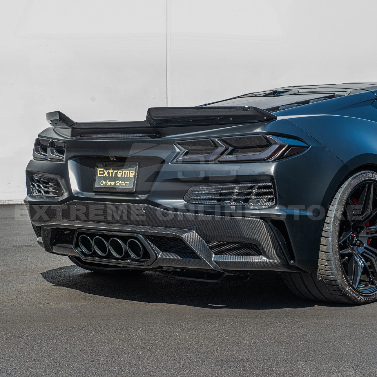 Chevrolet Corvette C8 Z06 DRY CARBON FIBER Rear Bumper Vent