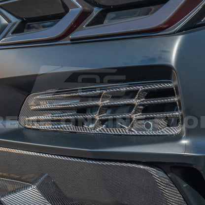 Chevrolet Corvette C8 Z06 DRY CARBON FIBER Rear Bumper Vent