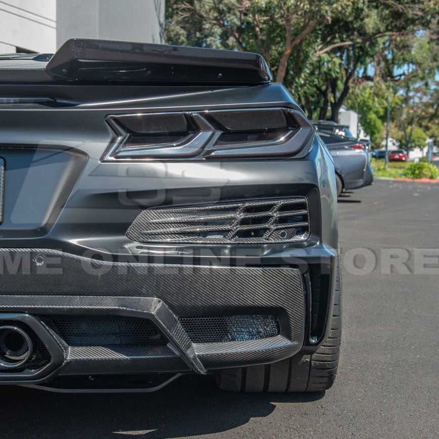 Chevrolet Corvette C8 Z06 DRY CARBON FIBER Rear Bumper Vent