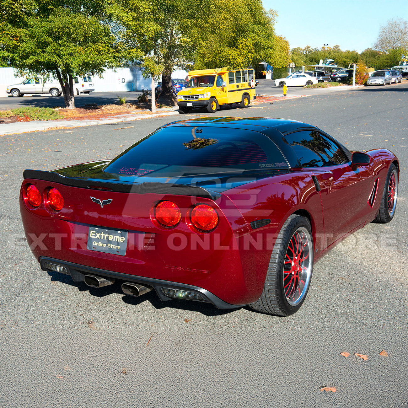 Corvette C6 ZR1 Extended Rear Trunk Spoiler