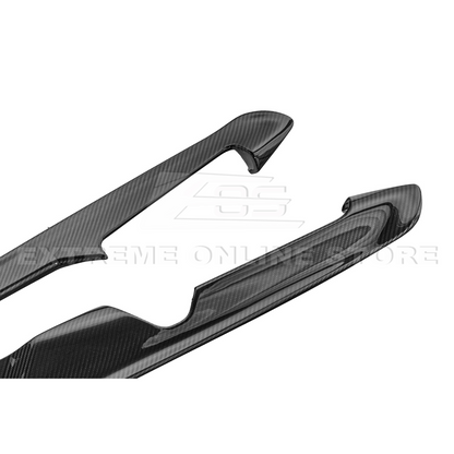 Corvette C8 DRY CARBON FIBER Center Console Side Panel Cover