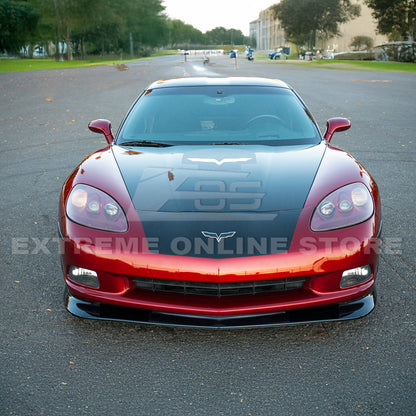 Corvette C6 Base Model Extended Front Splitter Lip & Side Skirts Rocker Panels