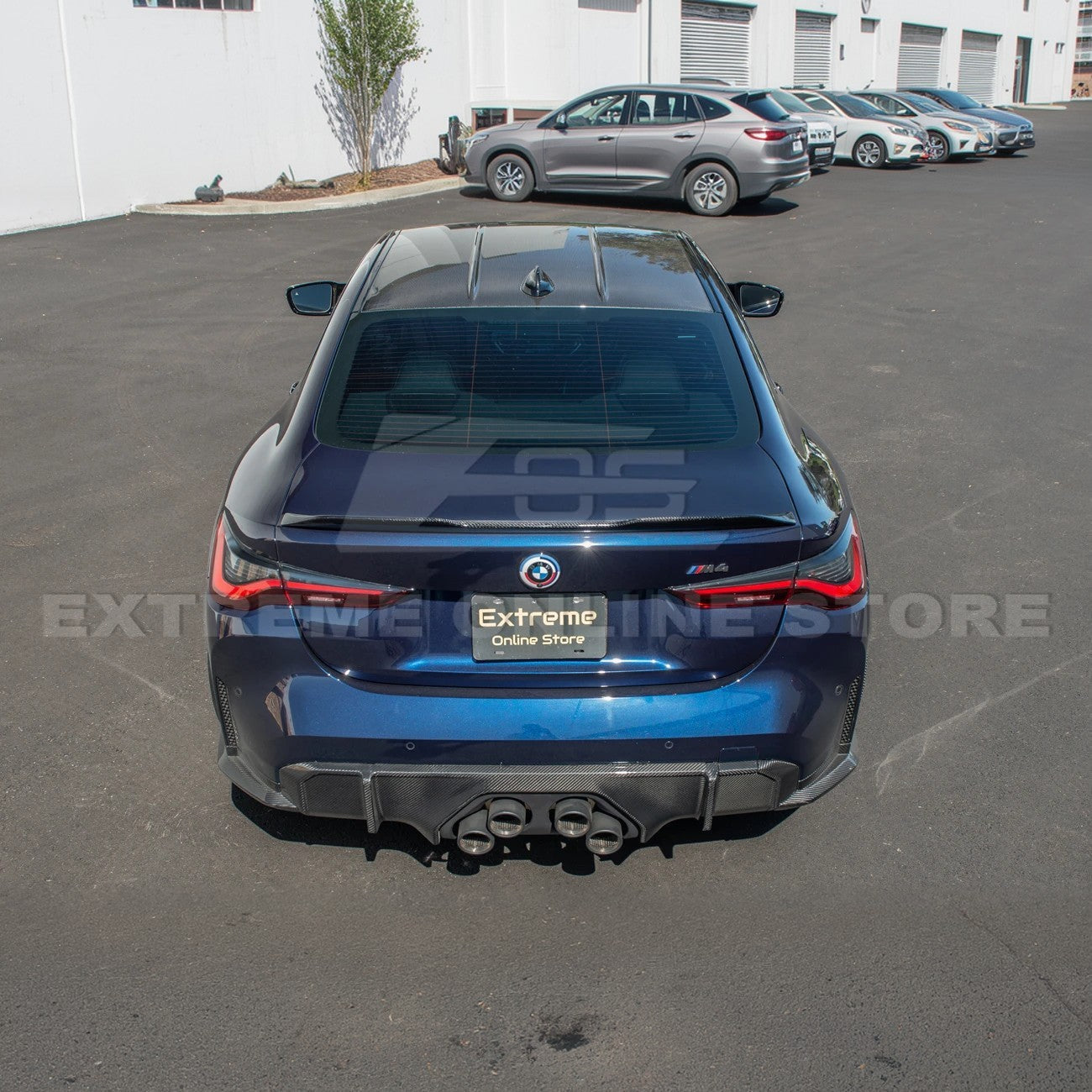 2021-Up BMW G82 M4 Extended Carbon Fiber Rear Trunk Spoiler