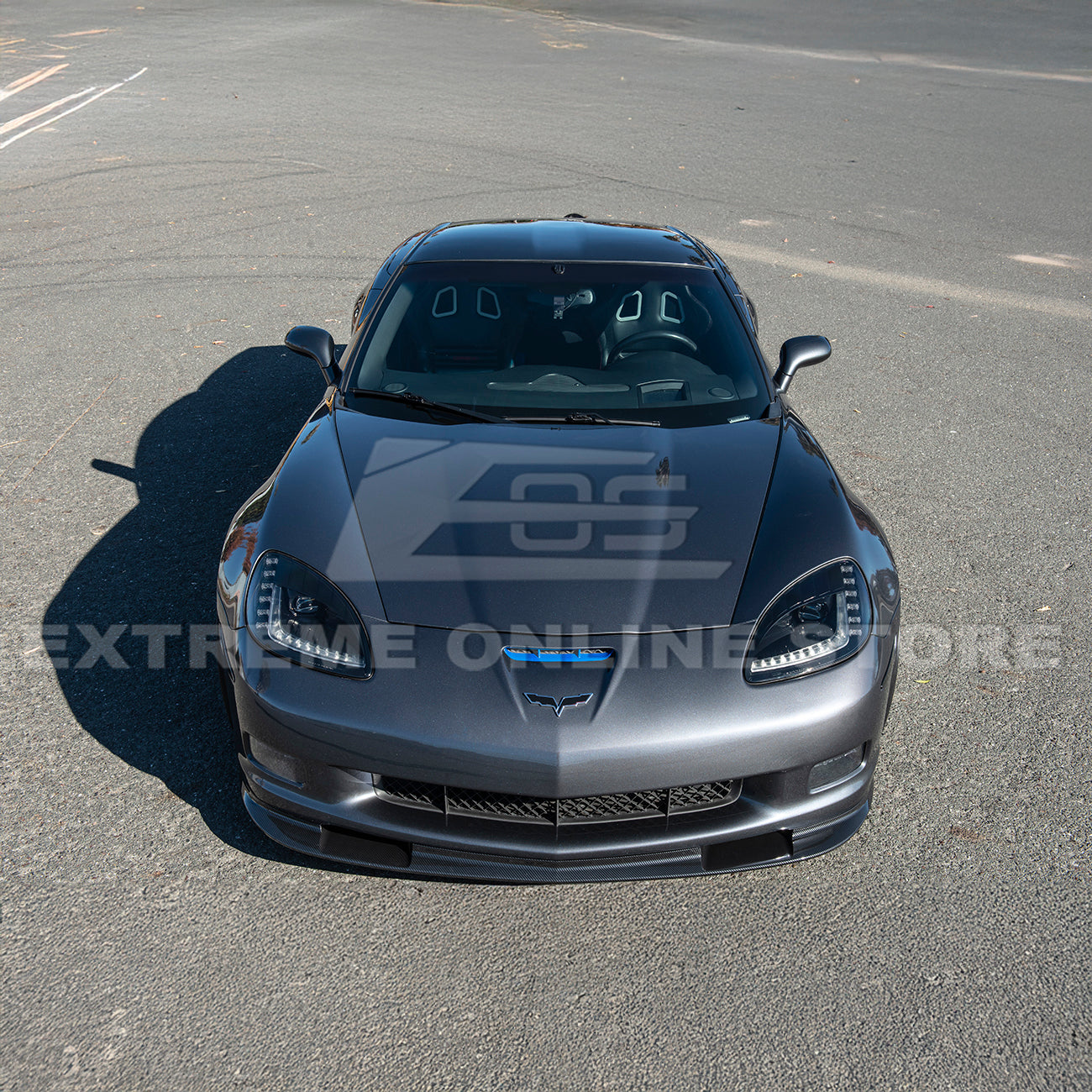 Corvette C6 Grand Sport / Z06 Front Splitter Lip & Side Skirts Rocker Panels