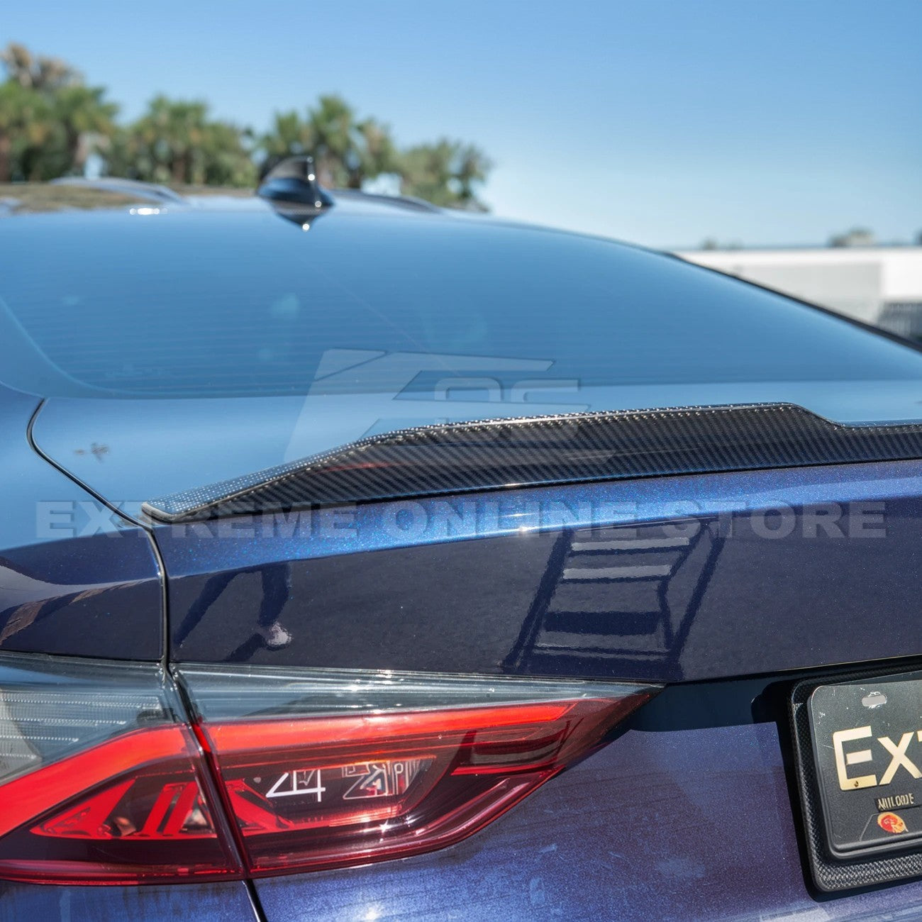 2021-Up BMW G82 M4 Extended Carbon Fiber Rear Trunk Spoiler