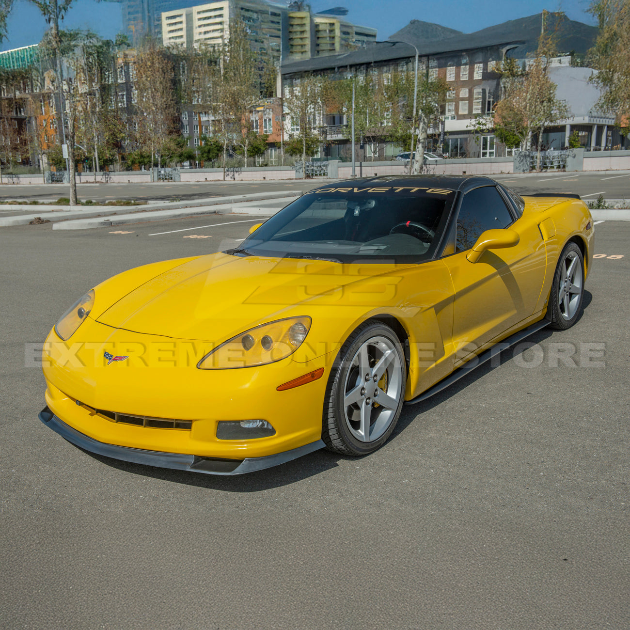 Corvette C6 Base Model ZR1 Conversion Front Splitter Lip