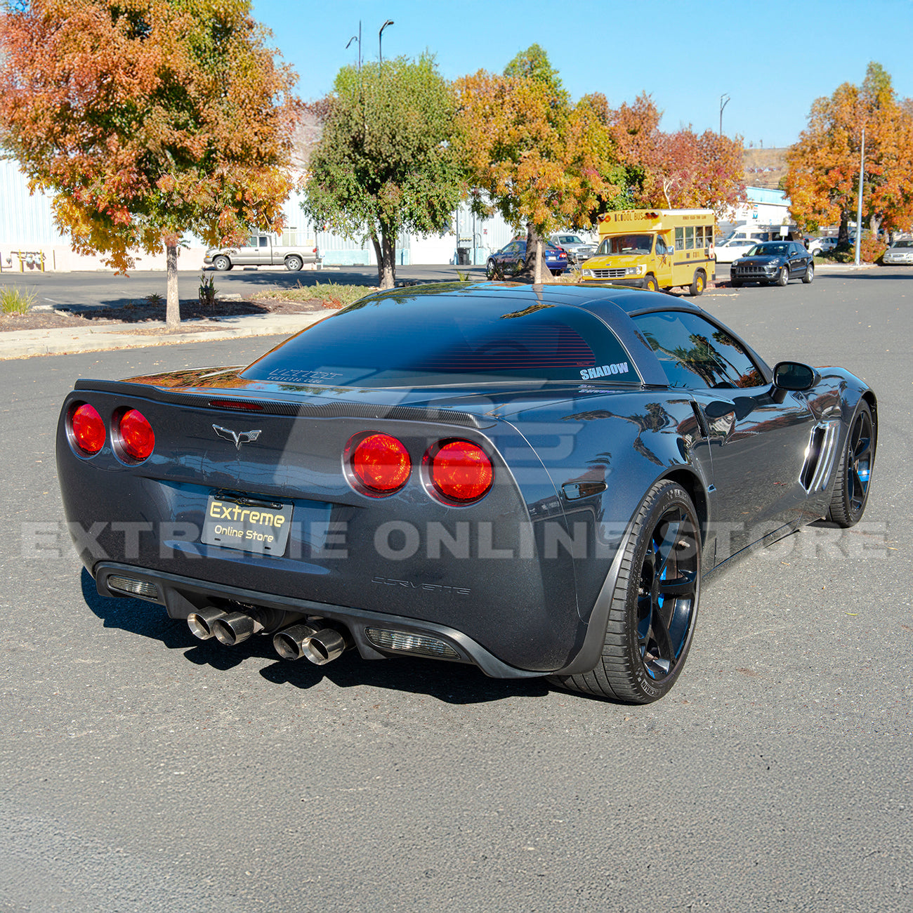 Corvette C6 ZR1 DRY CARBON FIBER Conversion Rear Trunk Spoiler