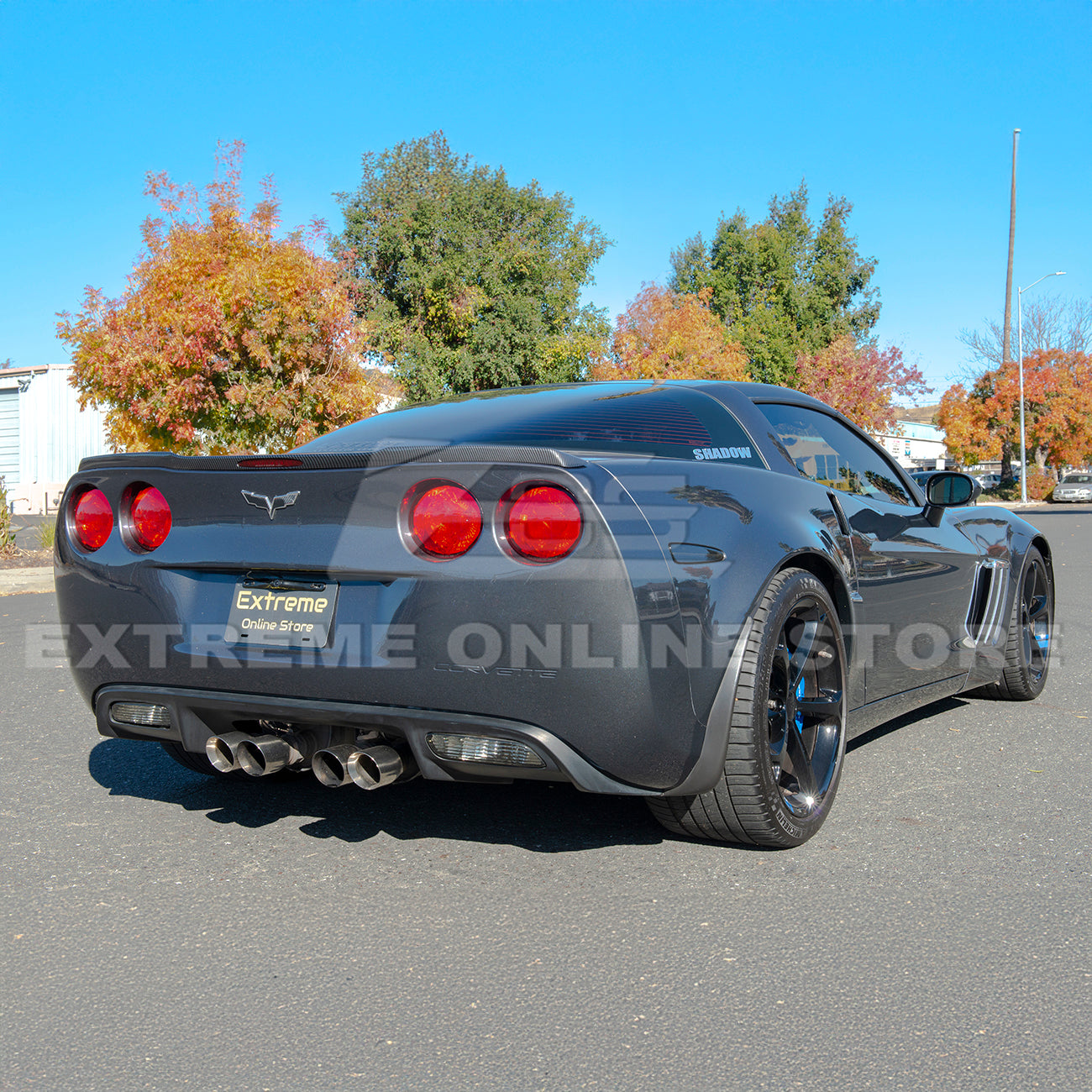 Corvette C6 ZR1 DRY CARBON FIBER Conversion Rear Trunk Spoiler