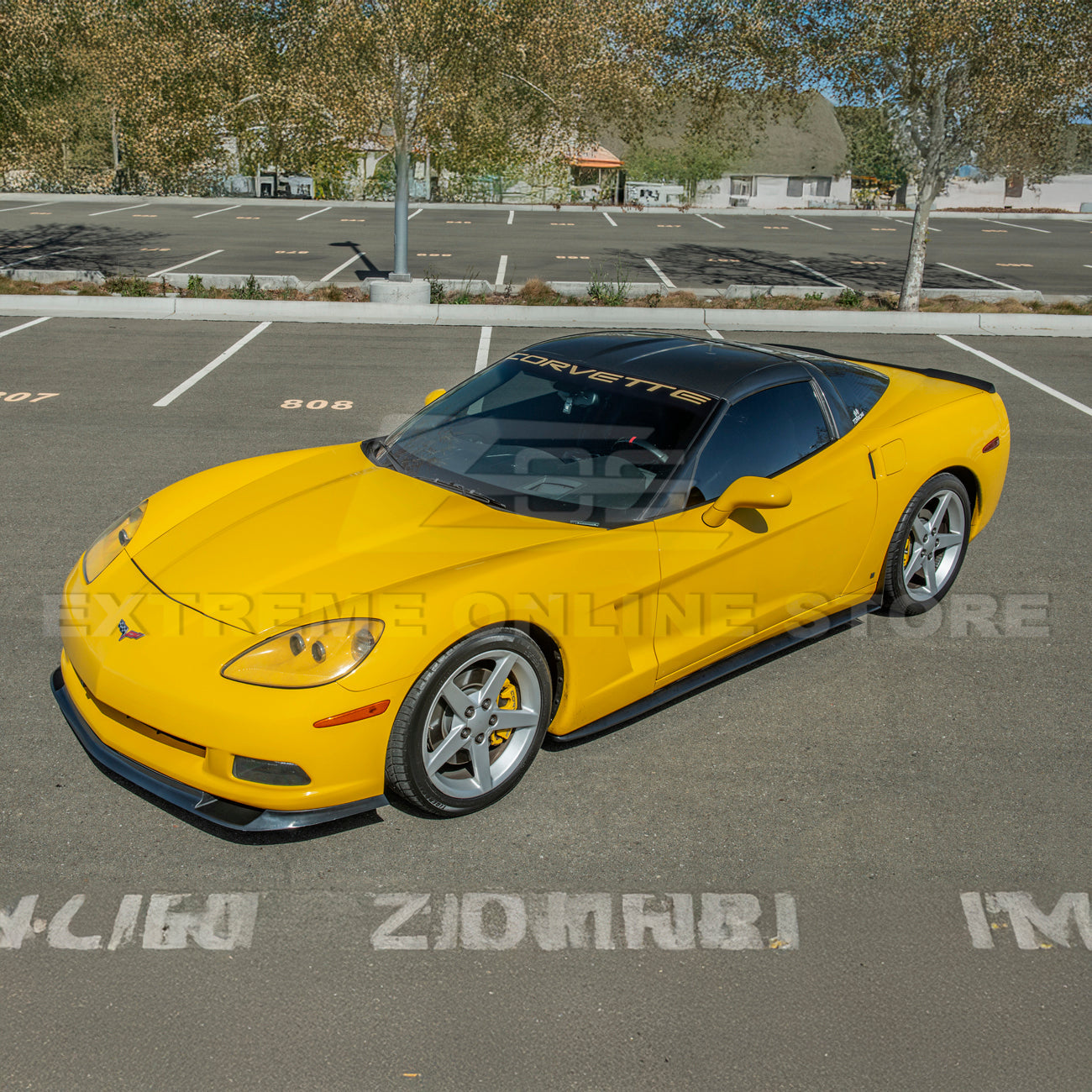Corvette C6 Base Model ZR1 Conversion Front Splitter Lip