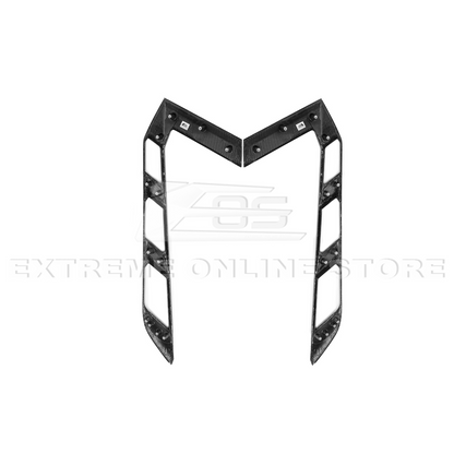 Corvette C8 Coupe DRY CARBON FIBER Rear Hatch Vent