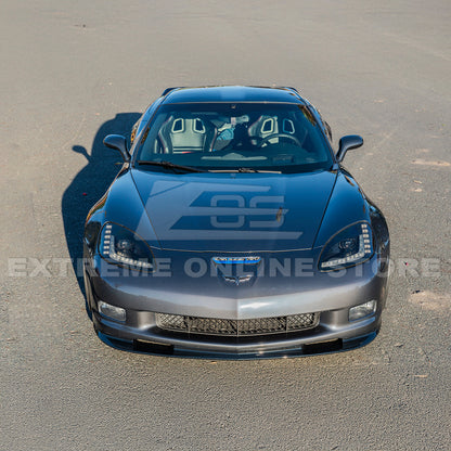 Corvette C6 Grand Sport / Z06 Front Splitter Lip & Side Skirts Rocker Panels