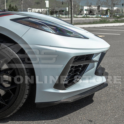 Chevrolet Corvette C8 DRY CARBON FIBER Front Grille Insert