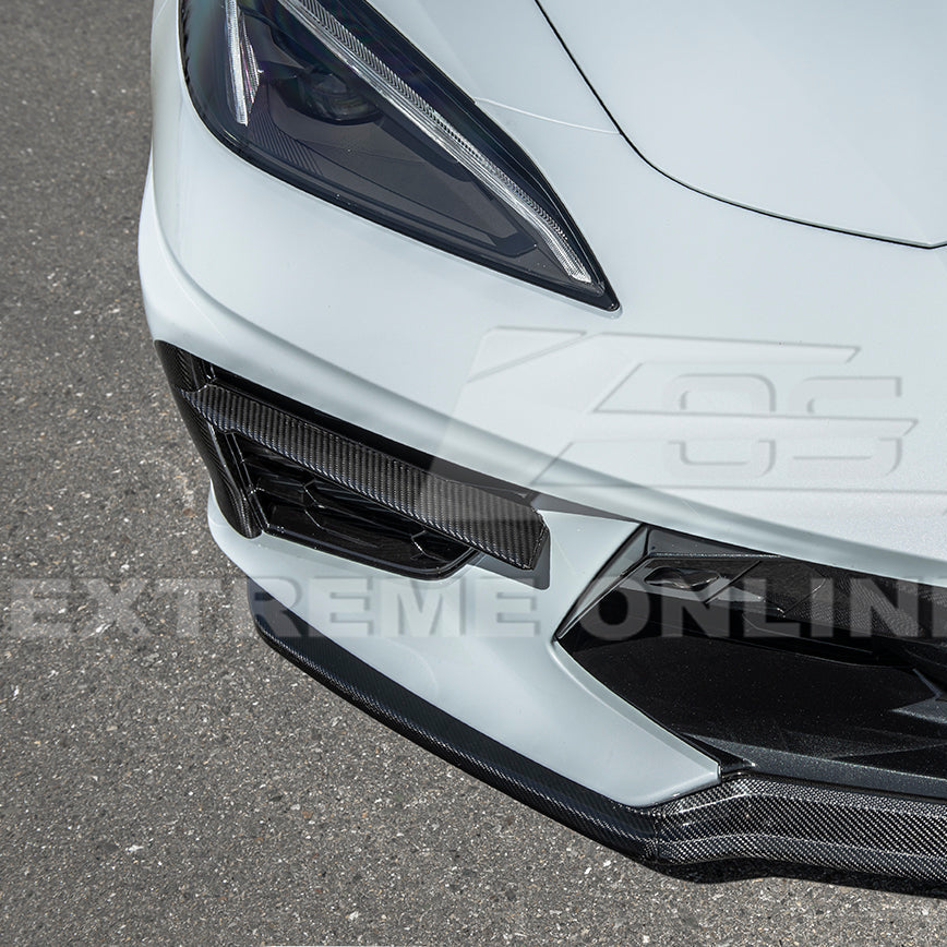 Chevrolet Corvette C8 DRY CARBON FIBER Front Grille Insert