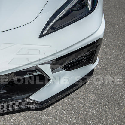 Chevrolet Corvette C8 DRY CARBON FIBER Front Grille Insert