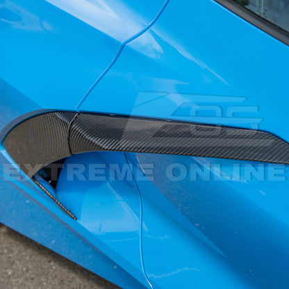 Corvette C8 DRY CARBON FIBER Replacement Side Door Garnish