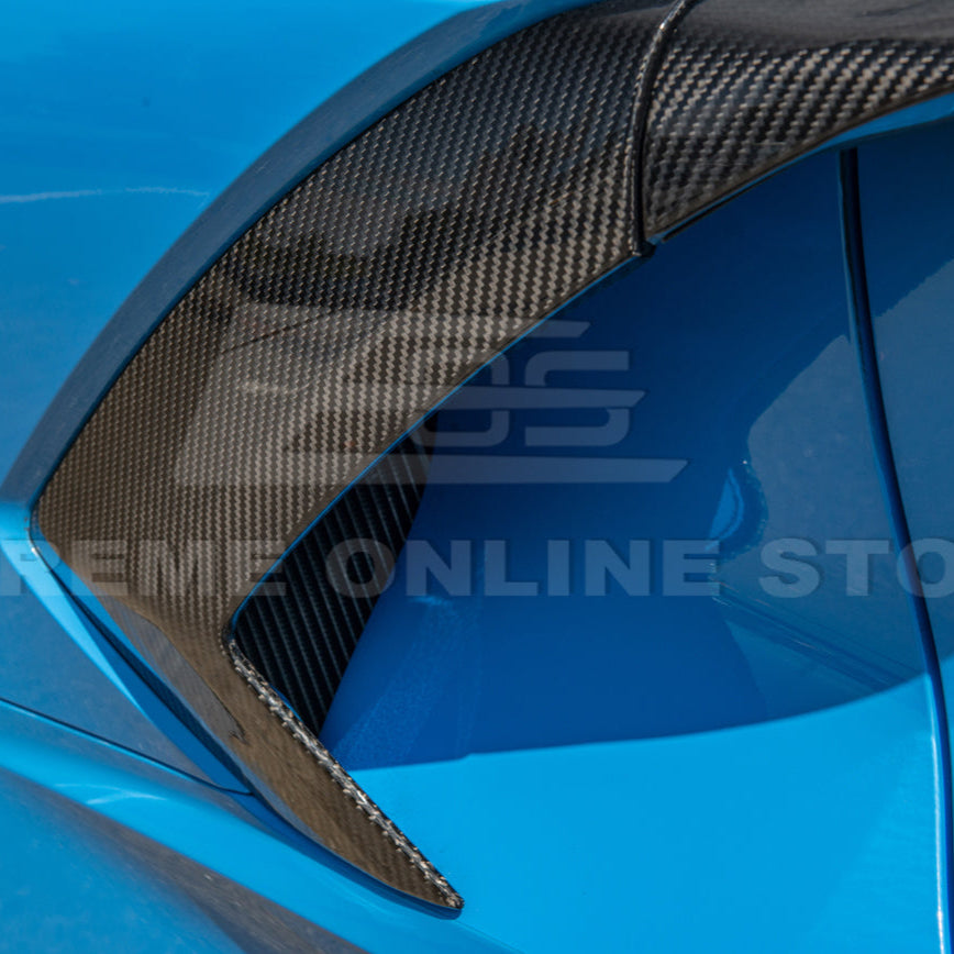 Corvette C8 DRY CARBON FIBER Replacement Side Door Garnish