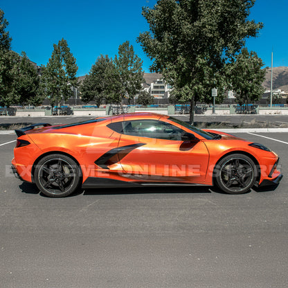 Chevrolet Corvette C8 DRY CARBON FIBER 5VM Side Skirts