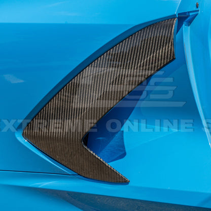 Corvette C8 DRY CARBON FIBER Replacement Side Door Garnish