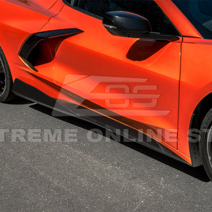 Chevrolet Corvette C8 DRY CARBON FIBER 5VM Side Skirts