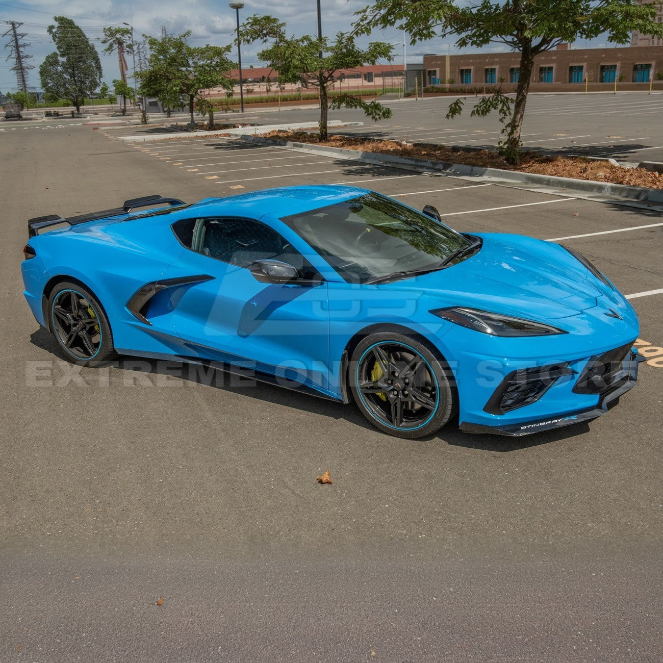 Corvette C8 DRY CARBON FIBER Replacement Side Door Garnish