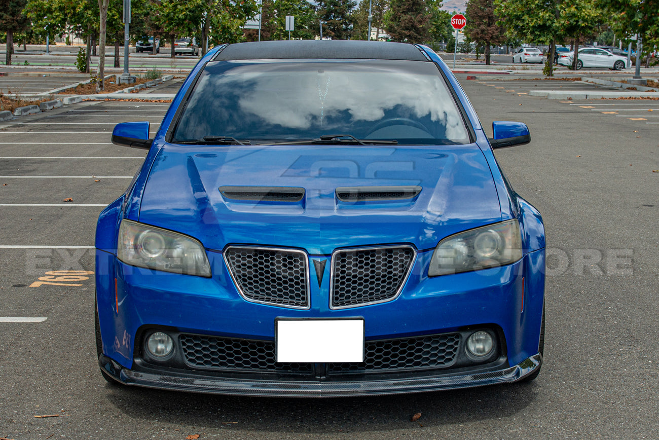 2008-09 Pontiac G8 Carbon Fiber Front Splitter & Side Skirts