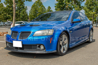 2008-09 Pontiac G8 Carbon Fiber Front Splitter & Side Skirts