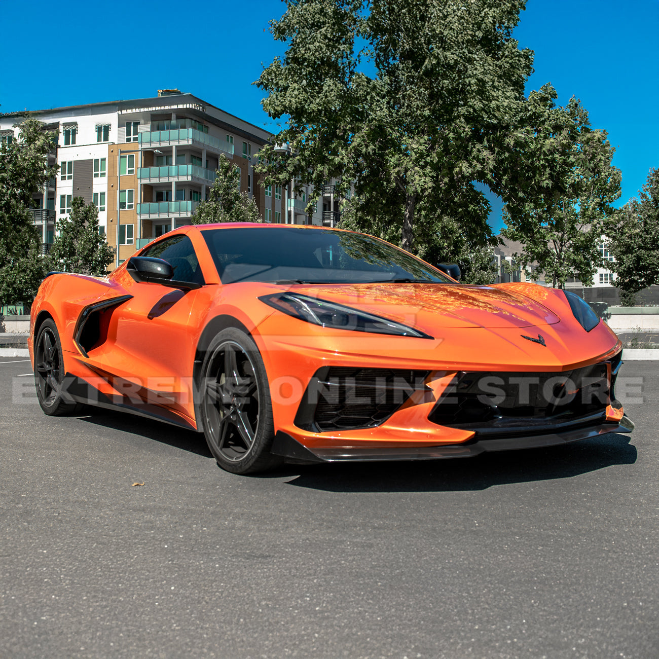 Chevrolet Corvette C8 DRY CARBON FIBER 5VM Side Skirts