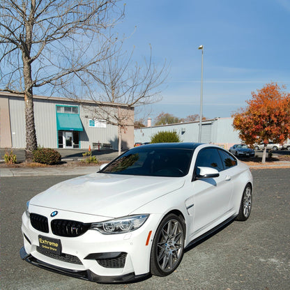 2015-20 BMW F82 M4 Carbon Fiber Front Splitter W/ Side Skirts