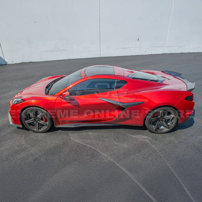 Chevrolet Corvette C8 Z06 / E-Ray DRY CARBON FIBER Side Skirts