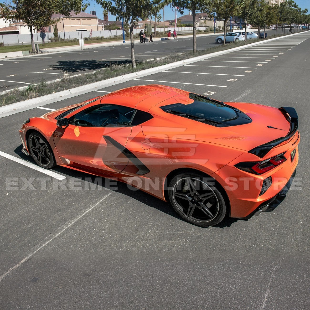 Corvette C8 Coupe DRY CARBON FIBER Rear Hatch Vent