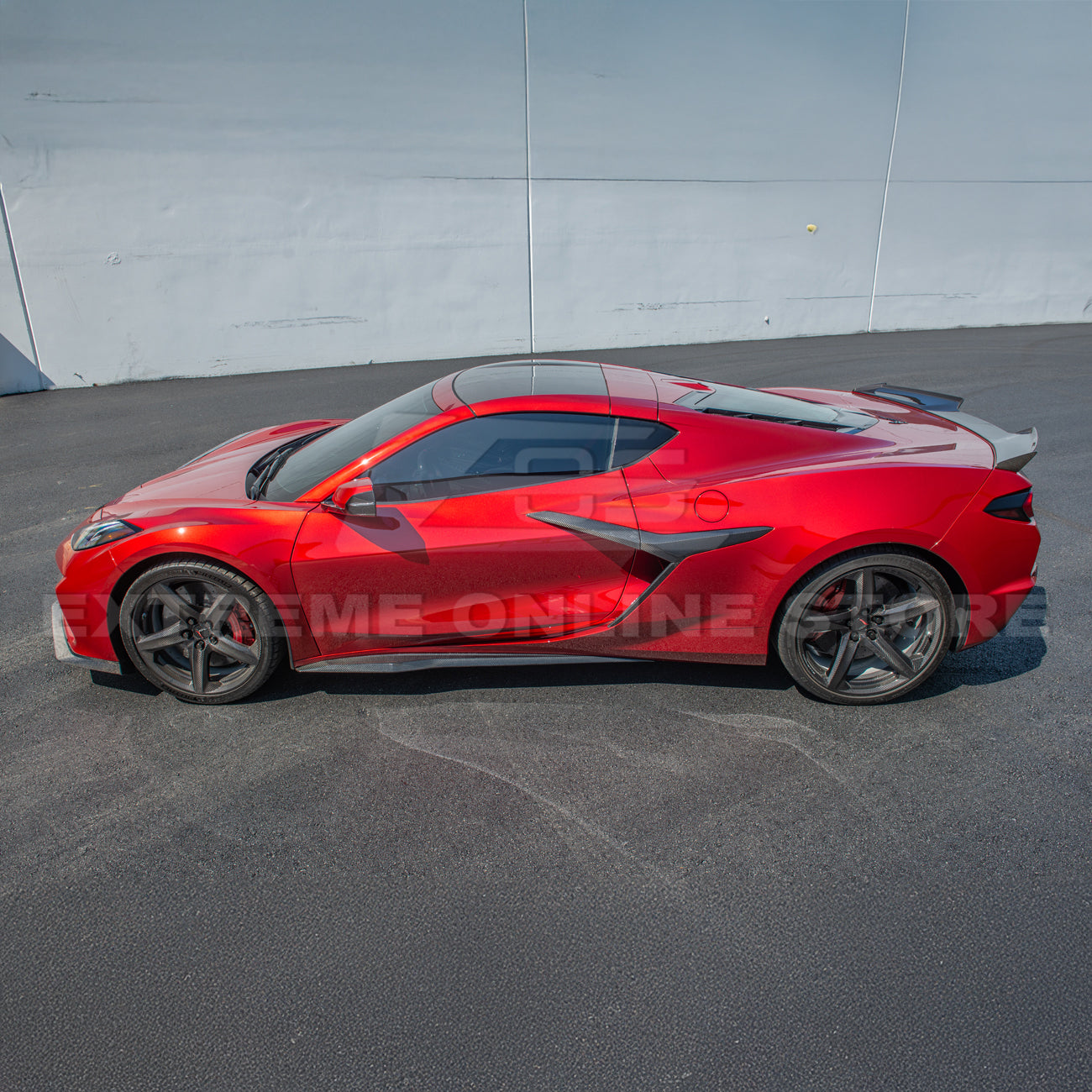 Chevrolet Corvette C8 Z06 / E-Ray DRY CARBON FIBER Side Skirts