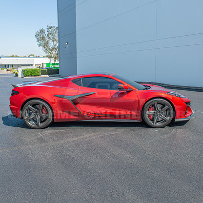 Chevrolet Corvette C8 Z06 / E-Ray DRY CARBON FIBER Side Skirts