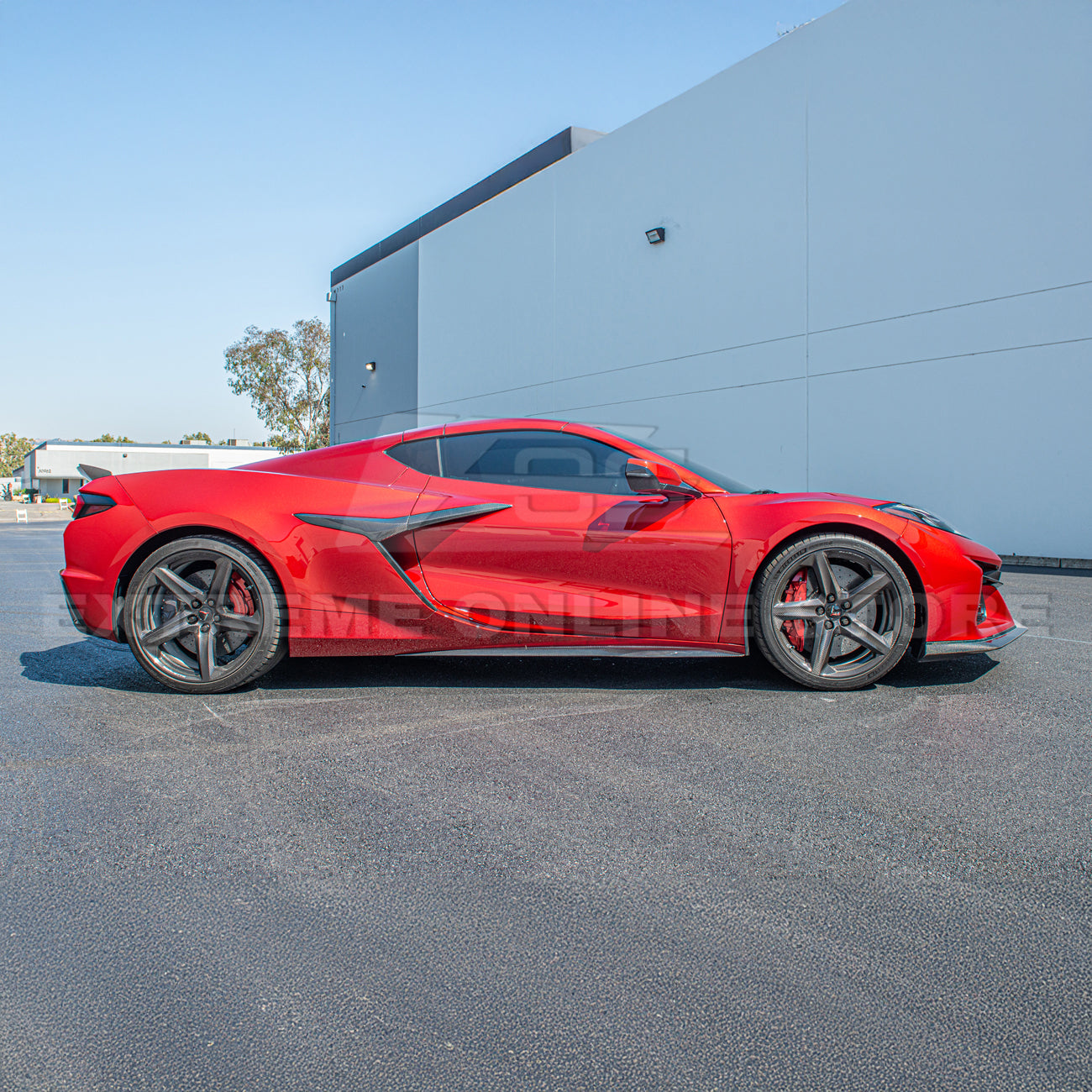 Chevrolet Corvette C8 Z06 / E-Ray DRY CARBON FIBER Side Skirts