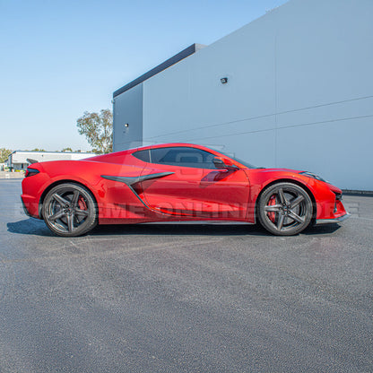 Chevrolet Corvette C8 Z06 / E-Ray DRY CARBON FIBER Side Skirts