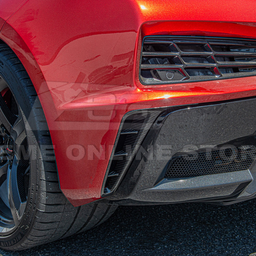 Chevrolet Corvette C8 Z06 DRY CARBON FIBER Rear Side Vent Cover
