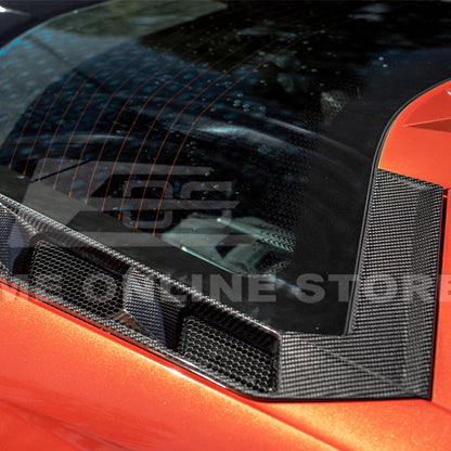 Corvette C8 Coupe DRY CARBON FIBER Rear Hatch Vent