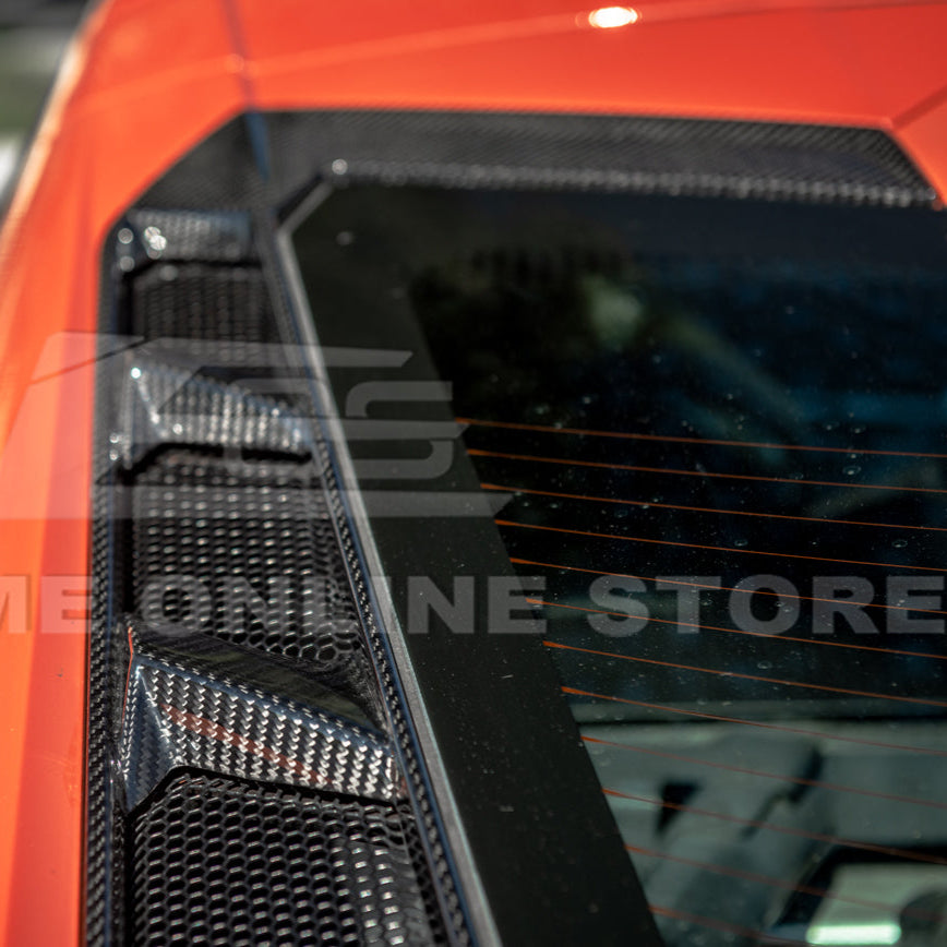 Corvette C8 Coupe DRY CARBON FIBER Rear Hatch Vent