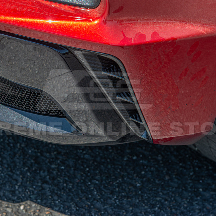 Chevrolet Corvette C8 Z06 DRY CARBON FIBER Rear Side Vent Cover
