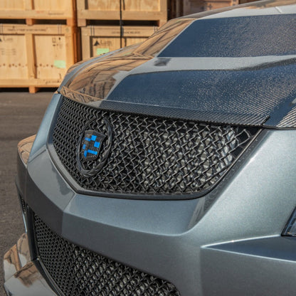 2009-15 Cadillac CTS-V DRY Carbon Fiber Front Hood Trim