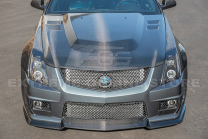 2009-15 Cadillac CTS-V DRY Carbon Fiber Front Hood Trim