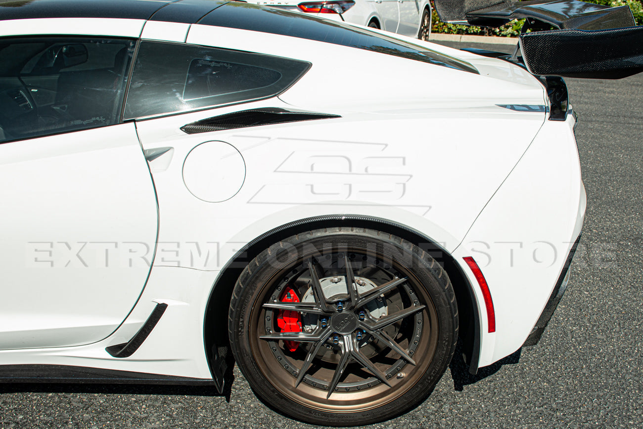 Corvette C7 Z06 DRY CARBON FIBER Rear Quarter Extension