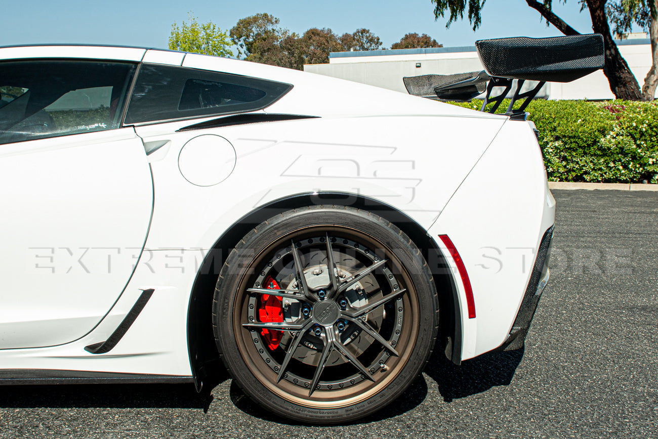 Corvette C7 Z06 DRY CARBON FIBER Rear Quarter Extension