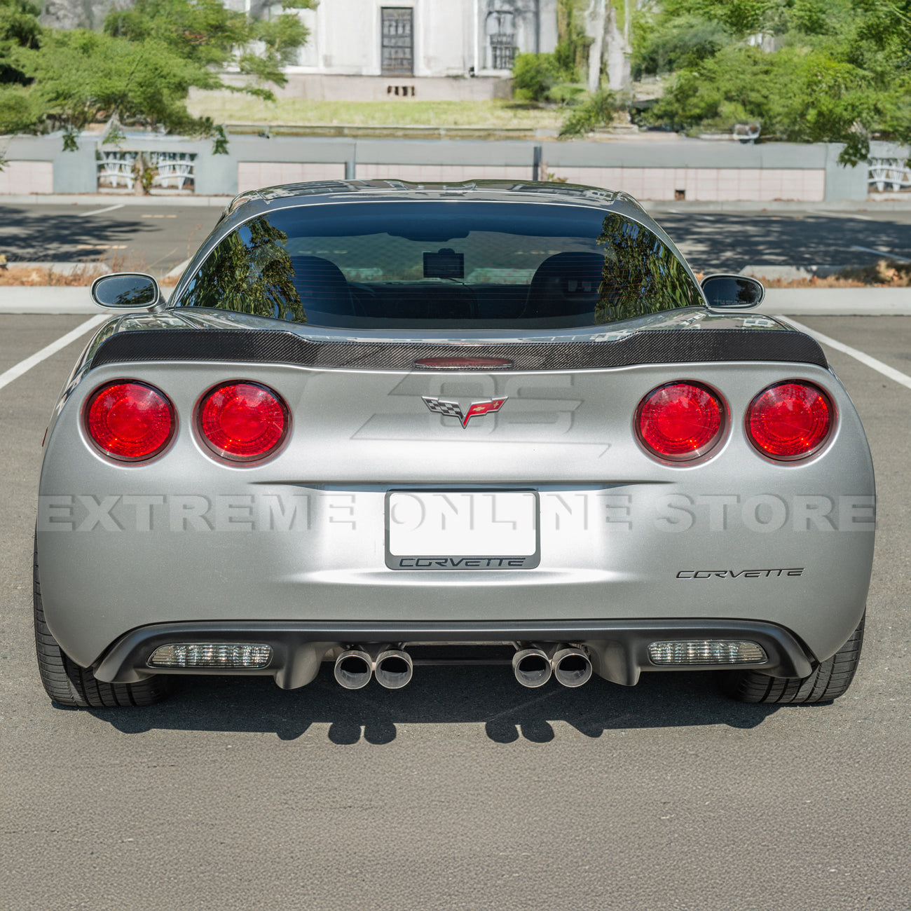Corvette C6 ZR1 Extended Rear Trunk Spoiler