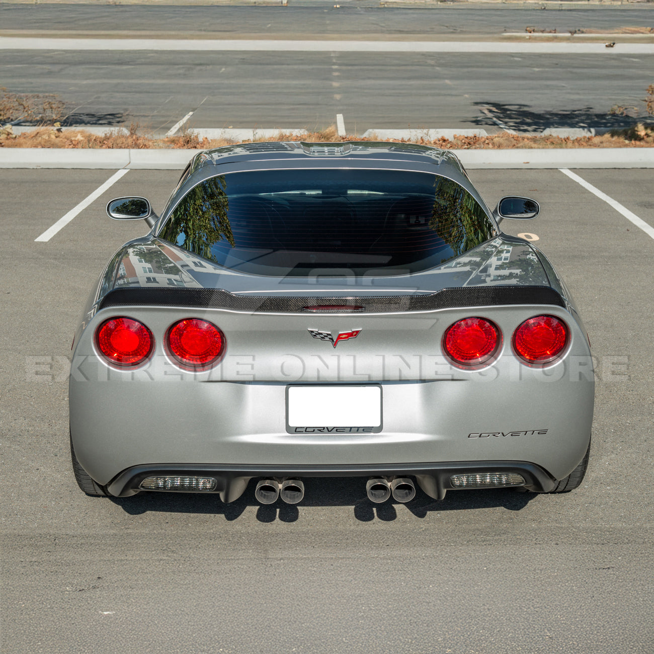 Corvette C6 ZR1 Extended Rear Trunk Spoiler